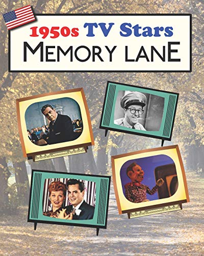 1950S Tv Stars Memory Lane: Large Print (Us Edition) Picture Book For Dementia Patients
