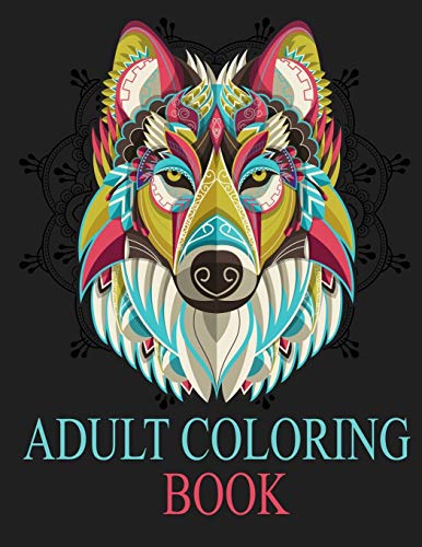 Adult Coloring Book: Adult Coloring Book:Inspired By Nature,Stress Relieving Animal Designs,Easy, And Relaxing Coloring Pages, Extra Large Size, Different Designs,(Perfect For Artist)