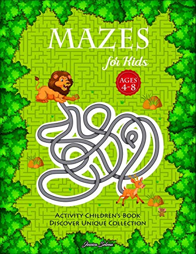 Mazes For Kids For Age 4-8: Activity Children's Book Discover Unique Collection