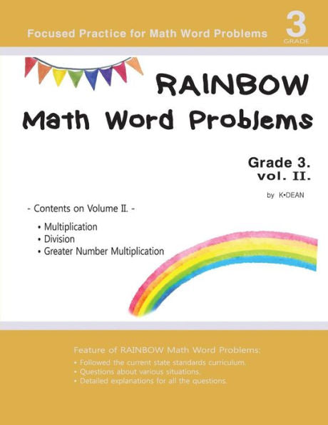 Rainbow Math Word Problems Grade 3. Vol. Ii