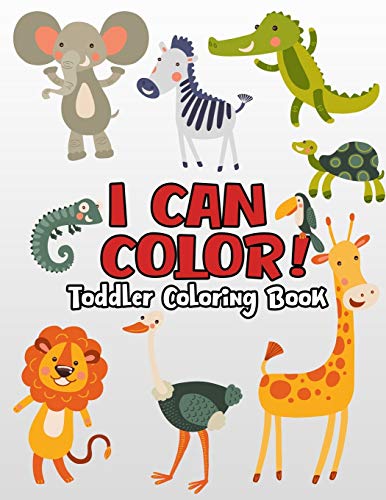 I Can Color! Toddler Coloring Book: Coloring & Activity Book For Toddlers & Preschool Kids Ages 1-4,Toddler Coloring Book(Discovery Kids: Giant Coloring Book)