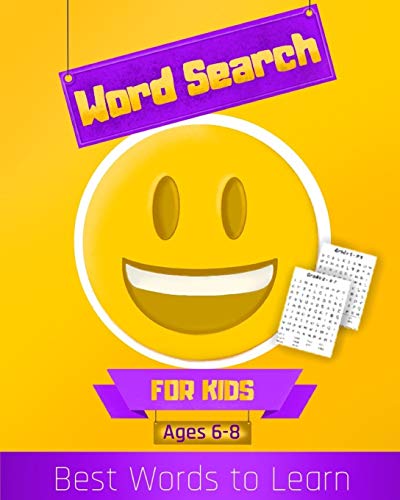 Word Search, For Kids, Ages 6-8: Contains Words That Make Up 80 Percent Of Vocabulary ("High Frequency Words") For Kids Aged 6-8, Grade 1 & Grade 2
