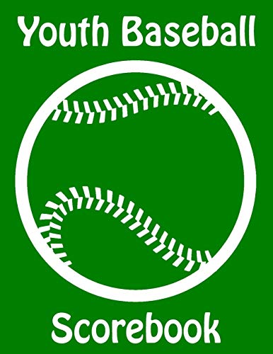 Youth Baseball Scorebook: 100 Scorecards For Baseball And Softball Games