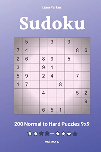 Sudoku - 200 Normal To Hard Puzzles 9X9 Vol.6