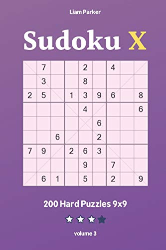 Sudoku X - 200 Hard Puzzles 9X9 Vol.3