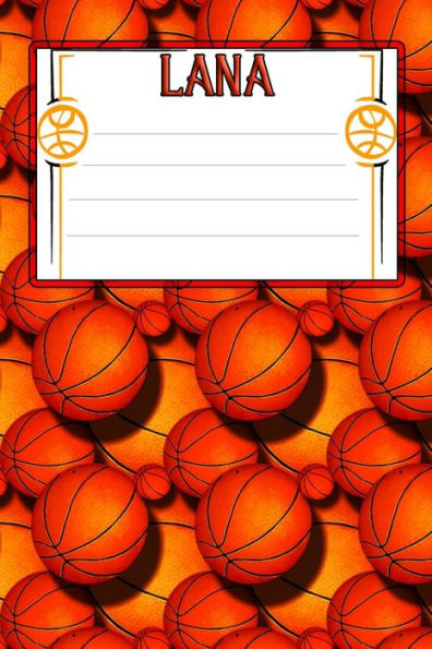 Basketball Life Lana: College Ruled | Composition Book