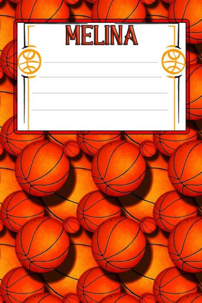 Basketball Life Melina: College Ruled | Composition Book