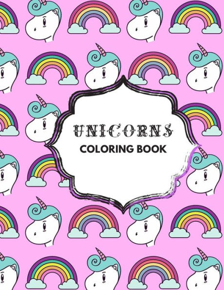 Unicorns Coloring Book - 9781098946302