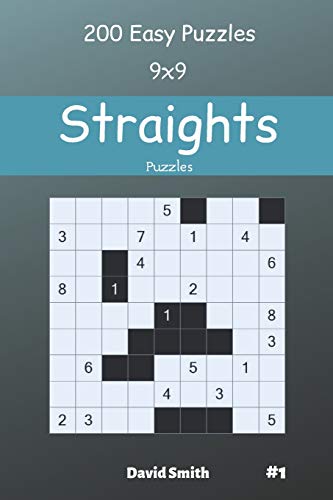Straights Puzzles - 200 Easy Puzzles 9X9 Vol.1