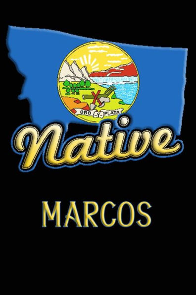 Montana Native Marcos: College Ruled | Composition Book