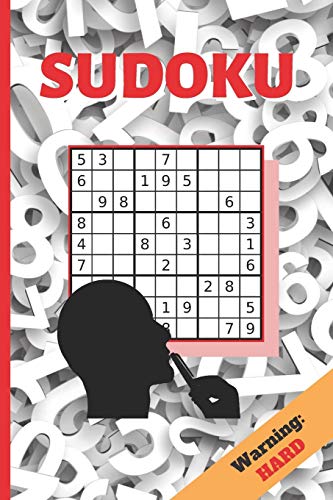 Sudoku: 6" X 9" 100 Hard Sudoku Puzzles Book With Answer Keys Included. Tons Of Fun. Easy-To-Read Font Sudoku Book.