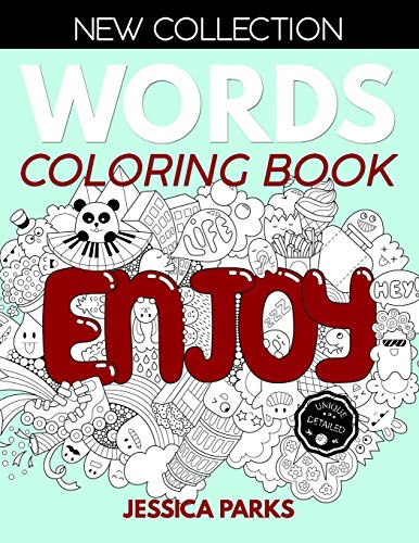 Words Coloring Book: Stress Relieving Motivational Word Designs For Anger Release, Adult Relaxation And Meditation (Adult Coloring Books By Brh Ou) - 9781099713057