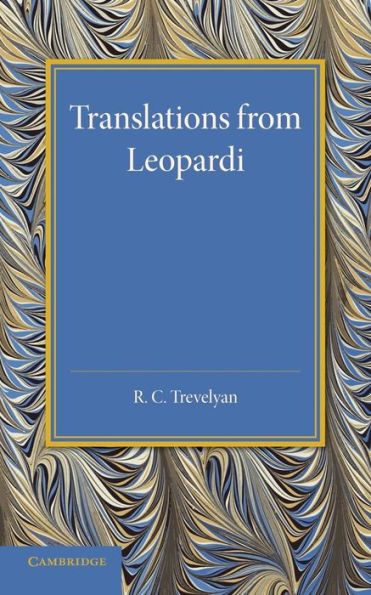 Translations From Leopardi