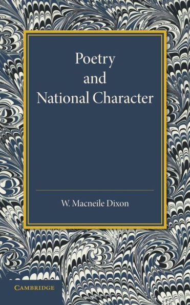 Poetry And National Character: The Leslie Stephen Lecture, 1915