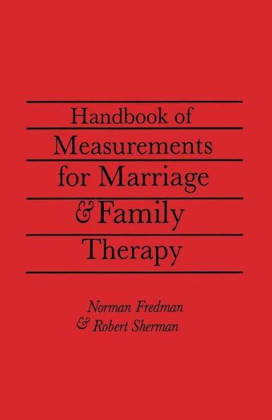 Handbook Of Measurements For Marriage And Family Therapy