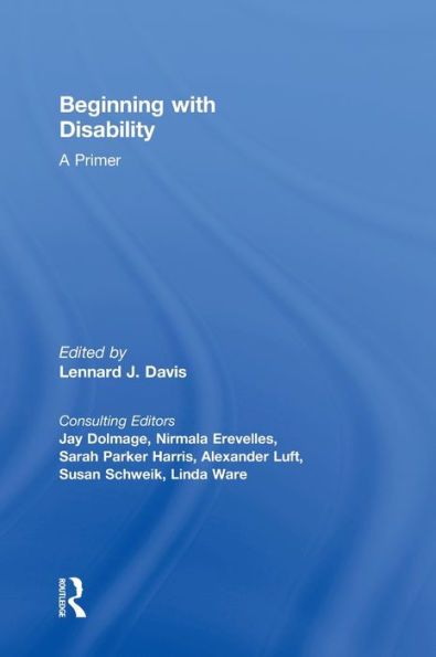 Beginning With Disability: A Primer