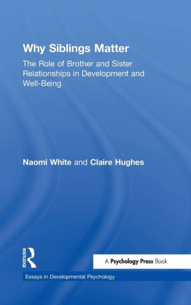 Why Siblings Matter: The Role Of Brother And Sister Relationships In Development And Well-Being (Essays In Developmental Psychology)