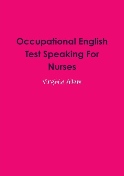 Occupational English Test Speaking For Nurses