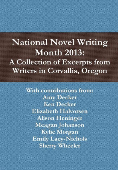 National Novel Writing Month 2013