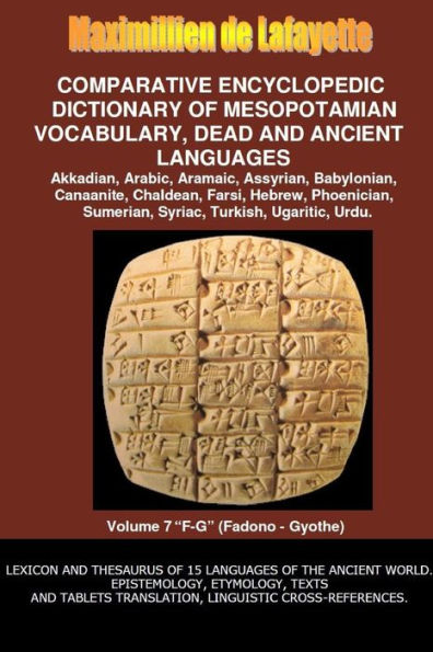 V7.Comparative Encyclopedic Dictionary Of Mesopotamian Vocabulary Dead & Ancient Languages