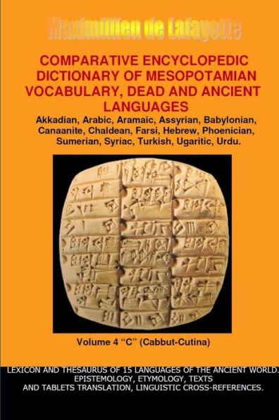V4.Comparative Encyclopedic Dictionary Of Mesopotamian Vocabulary Dead & Ancient Languages