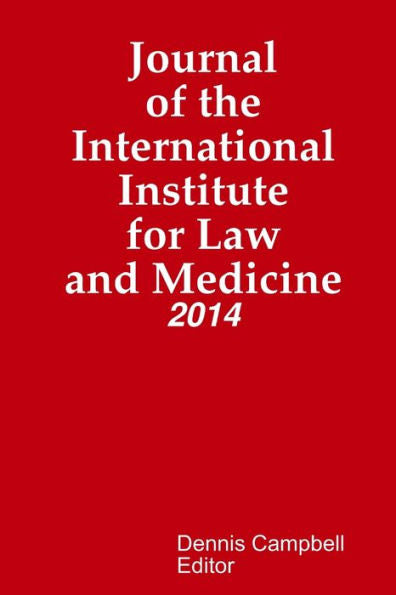 Journal Of The International Institute For Law And Medicine