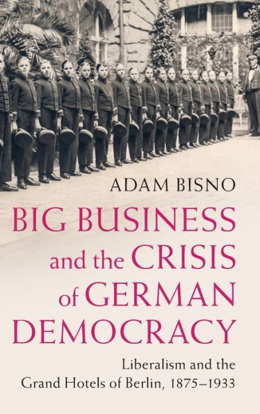 Big Business And The Crisis Of German Democracy: Liberalism And The Grand Hotels Of Berlin, 1875?933 (Publications Of The German Historical Institute)