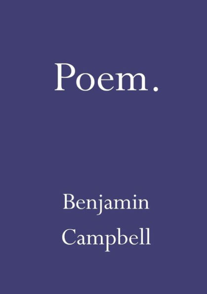 Poem - 9781326828820