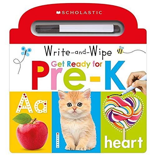 Write And Wipe Get Ready For Pre-K: Scholastic Early Learners (Write And Wipe)