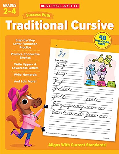 Scholastic Success With Traditional Cursive Grades 2-4