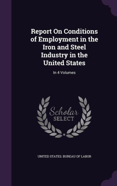 Report On Conditions Of Employment In The Iron And Steel Industry In The United States: In 4 Volumes