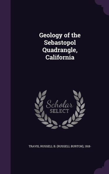 Geology Of The Sebastopol Quadrangle, California