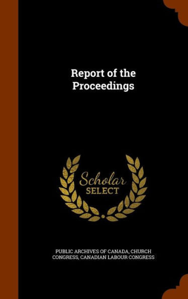 Report Of The Proceedings