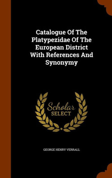Catalogue Of The Platypezidae Of The European District With References And Synonymy