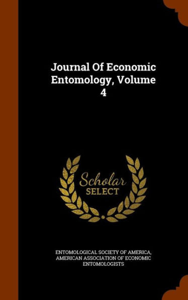 Journal Of Economic Entomology, Volume 4
