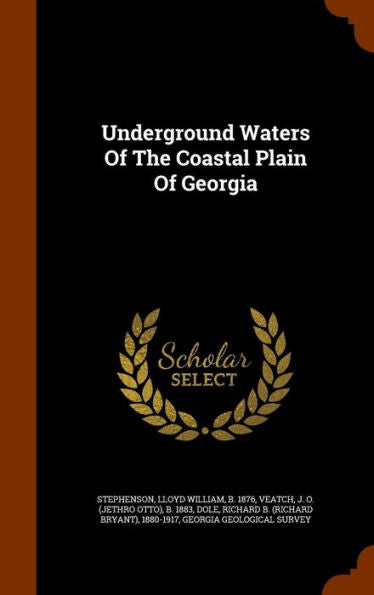 Underground Waters Of The Coastal Plain Of Georgia