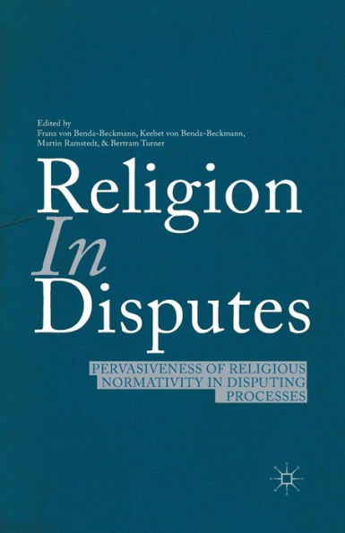Religion In Disputes: Pervasiveness Of Religious Normativity In Disputing Processes