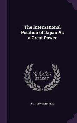 The International Position Of Japan As A Great Power