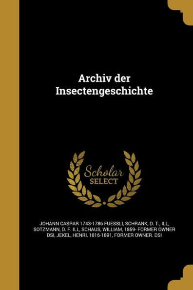 Archiv Der Insectengeschichte (German Edition)