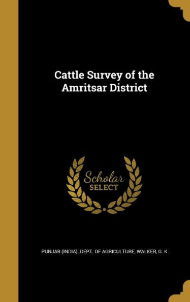 Cattle Survey Of The Amritsar District