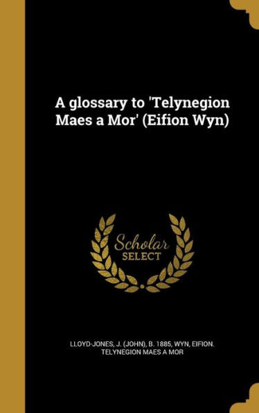 A Glossary To 'Telynegion Maes A Mor' (Eifion Wyn) (Welsh Edition)