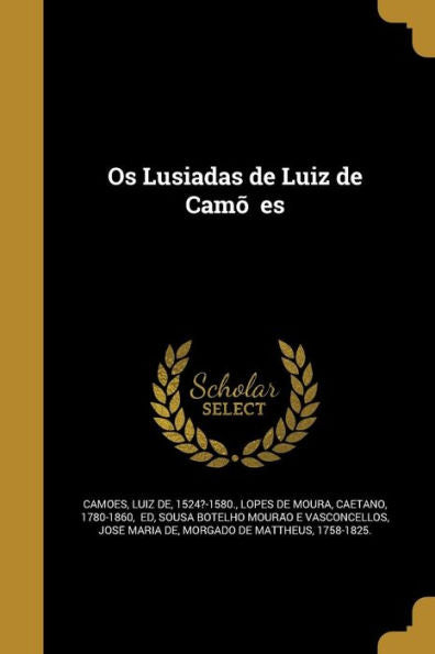 Os Lusiadas De Luiz De Camo~Es (Portuguese Edition)