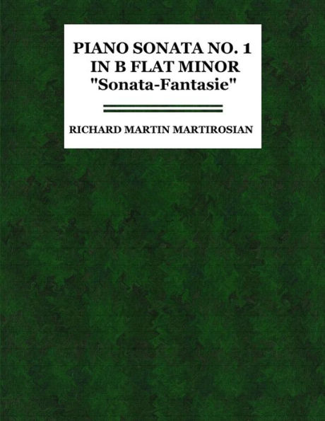 Piano Sonata No. 1 In B-Flat Minor