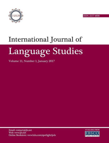 International Journal Of Language Studies (Ijls) ?Volume 11(1)