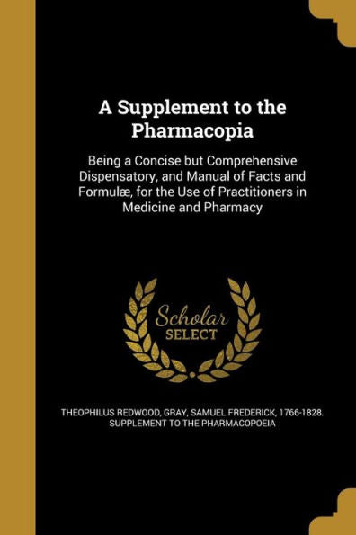 A Supplement To The Pharmacopia