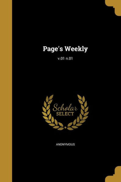 Page'S Weekly; V.01 N.01