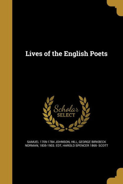 Lives Of The English Poets