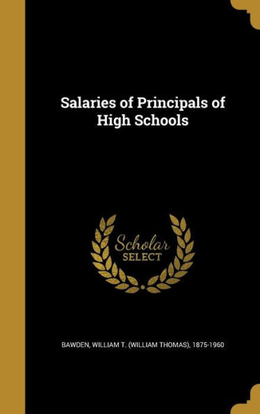 Salaries Of Principals Of High Schools