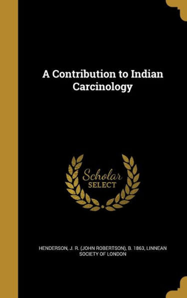 A Contribution To Indian Carcinology