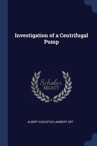Investigation Of A Centrifugal Pump
